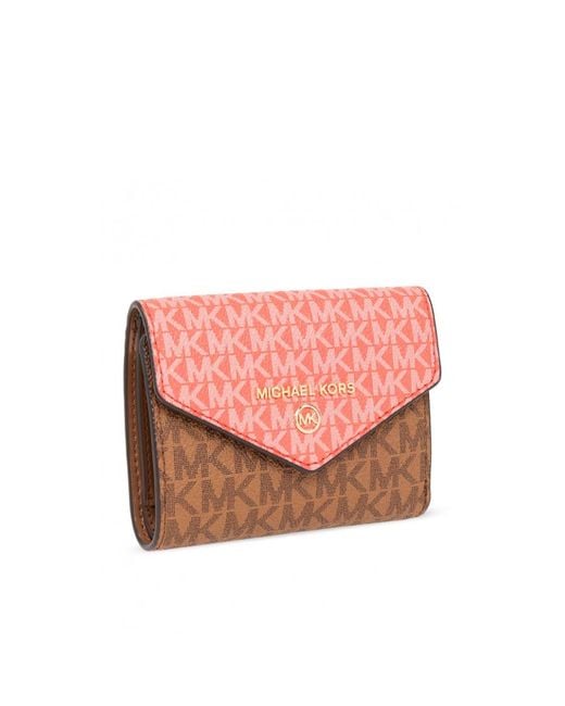 MICHAEL Michael Kors Pink Jet Set Monogram Wallet