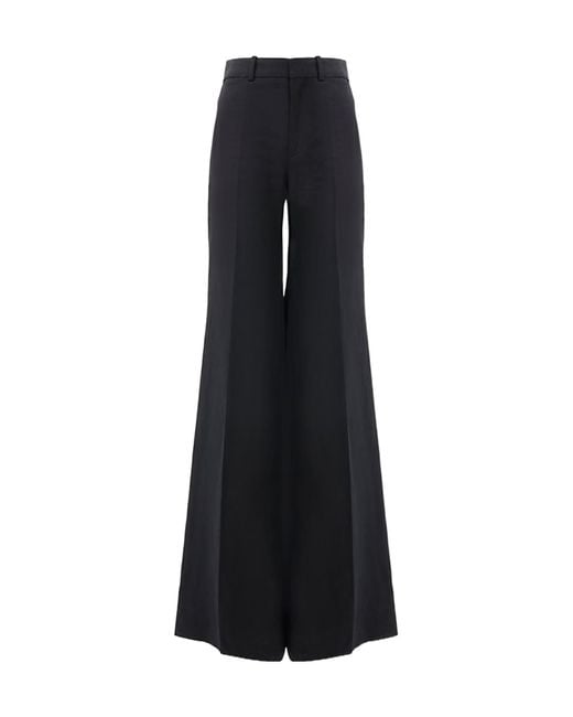 Chloé Black Flared Casual Pants