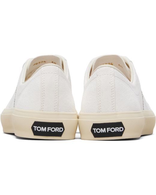 Tom Ford White Strappy Casual Sports Shoes for men
