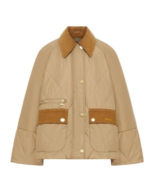 Barbour Natural Martha Quilted Jkt