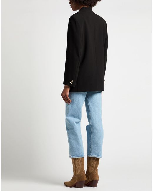 Isabel Marant Black Minimalist Single-Breasted Blazer