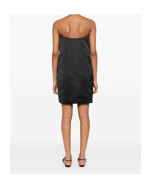 Philosophy Di Lorenzo Serafini Black Wrap Mini Dress