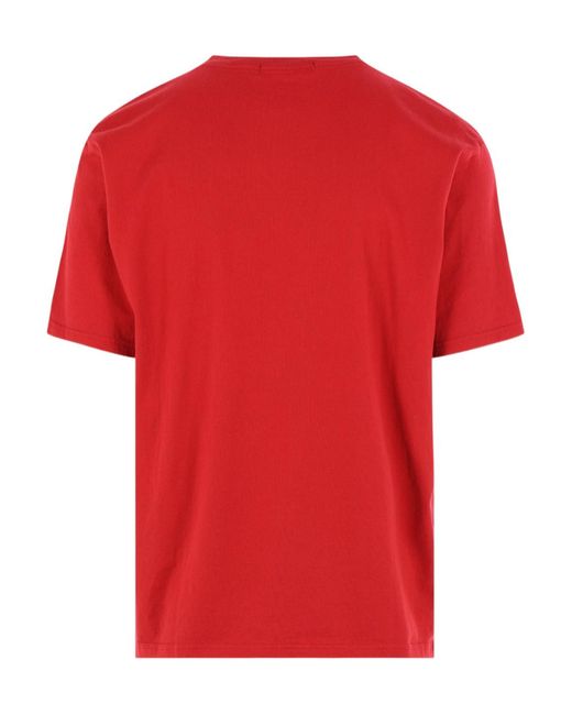 Undercover Red The End Crewneck T-Shirt for men