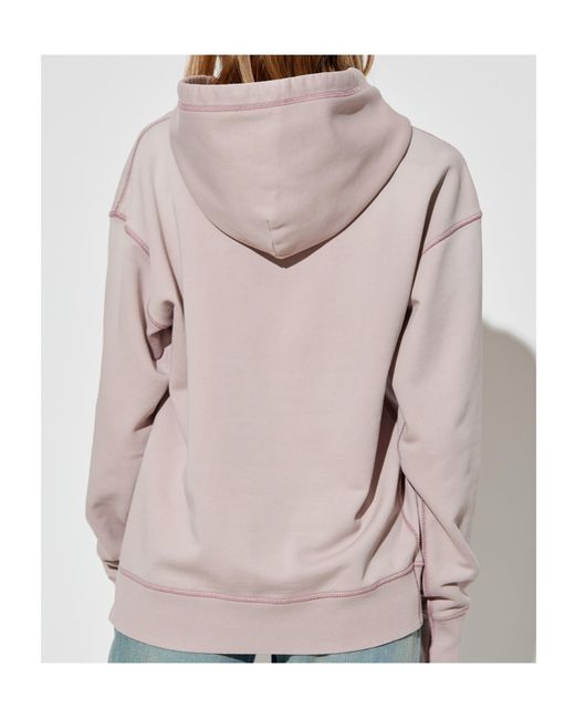 DIESEL Pink F-Buxt-Hood-P2 Drawstring Hoodie