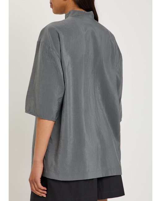 Lemaire Gray Casual Turtleneck Top