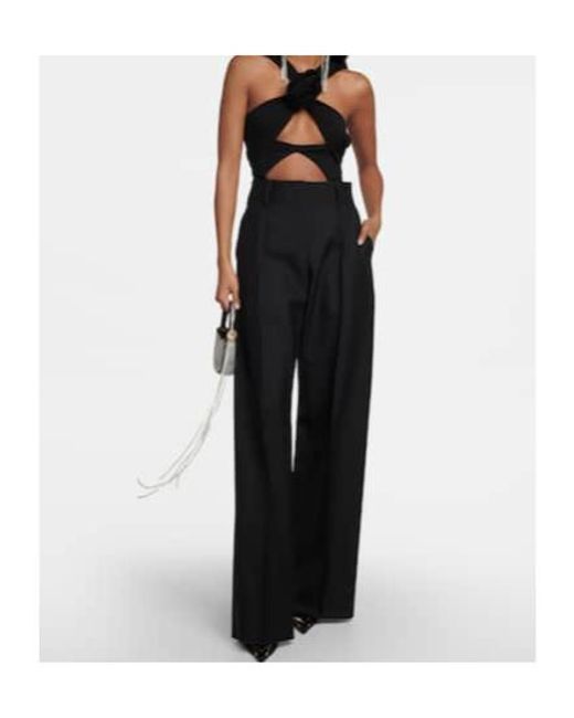 Magda Butrym Black Cutout Bodysuit
