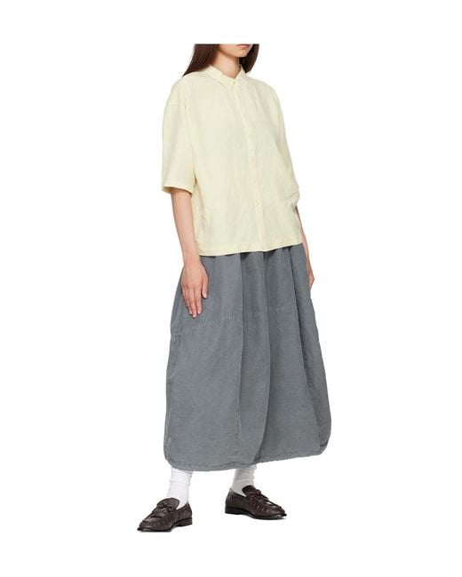 YMC Gray Parachute Skirt