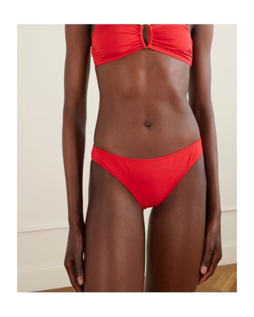 Nili Lotan Red Bikini Briefs