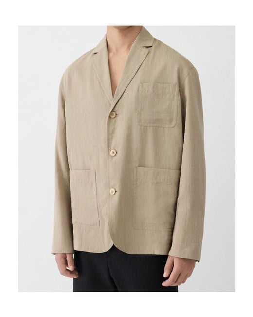 Jacquemus Natural The Pastro Long Sleeved Blazer for men