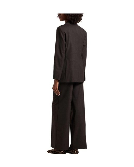 MAX&Co. Black Minimalist Double- Suit