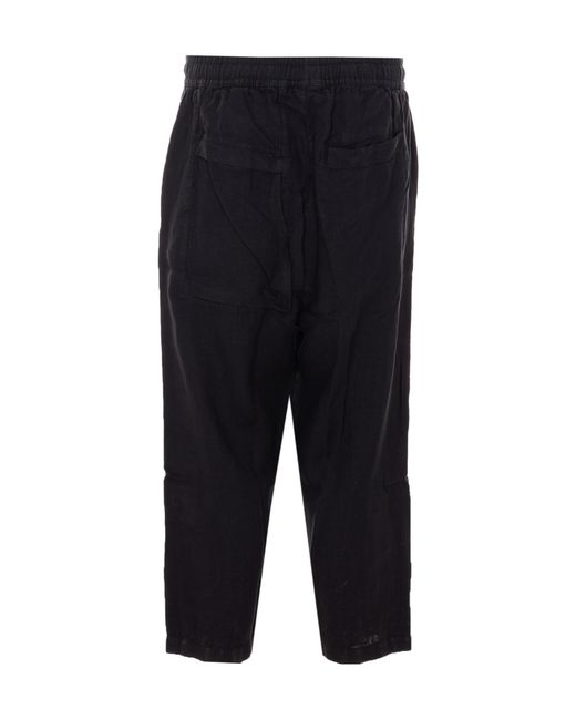 Thom Krom Blue Elastic Waist Drawstring Pants for men