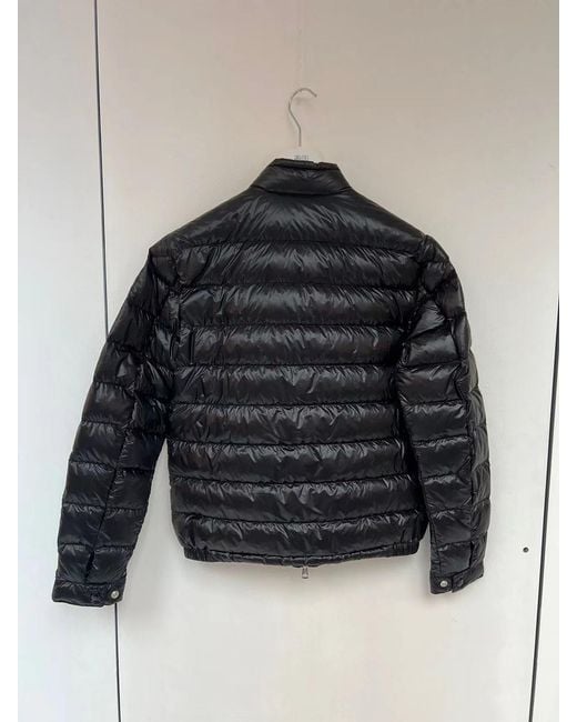 Moncler Black Acorus Short Down Jacket for men