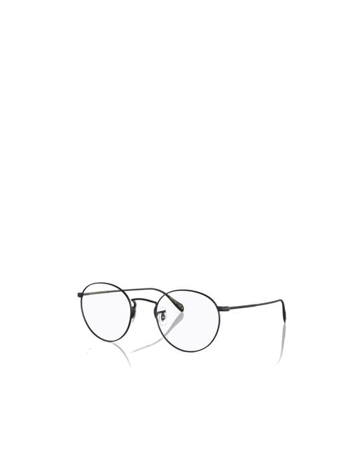 Oliver Peoples White Artemio-R Pantos-Frame Glasses for men