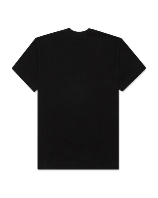 COMME DES GARÇONS PLAY Black Logo Embroidered Crew Neck T-Shirt