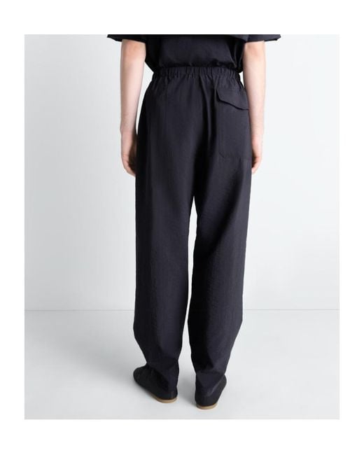 Lemaire Blue Parachute Pants for men