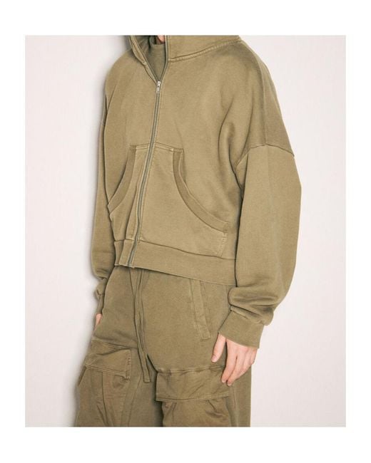 Entire studios Green Eternal Zip Hoodie for men