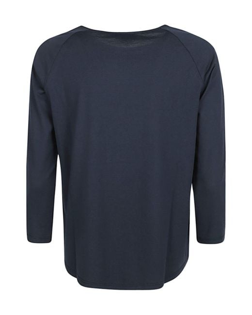 Baserange Blue Long-Sleeved Sweater