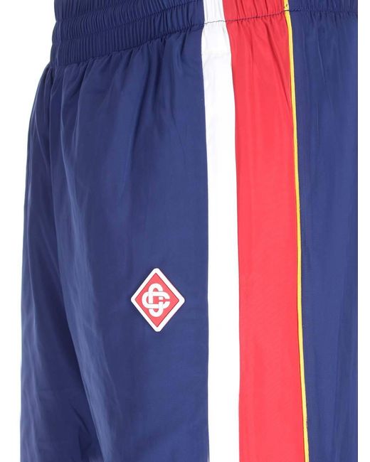 Casablanca Blue Logo Sweatpants for men