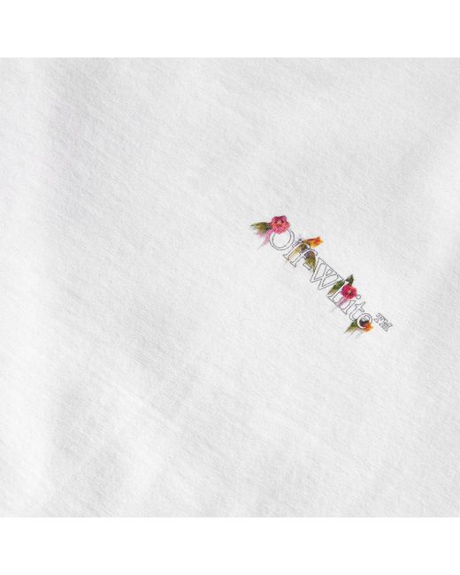 Off-White c/o Virgil Abloh White Crew Neck Short-Sleeve Cotton Tee