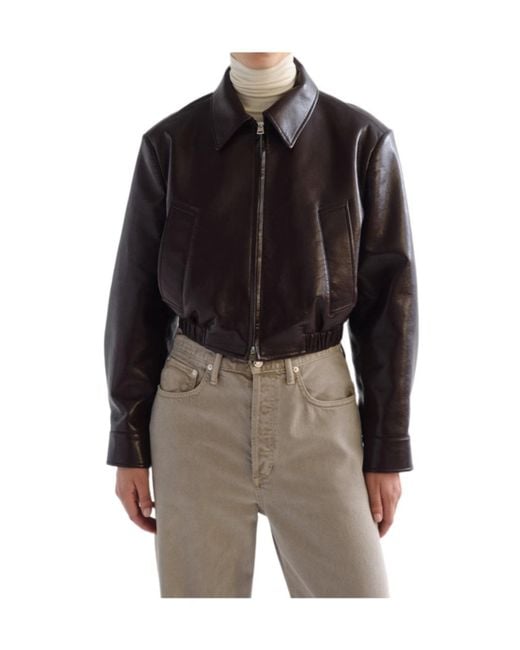 Agolde Black Cropped Jacket