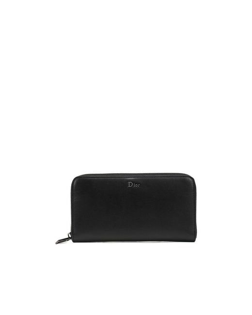 Dior Black Logo Wallet for men