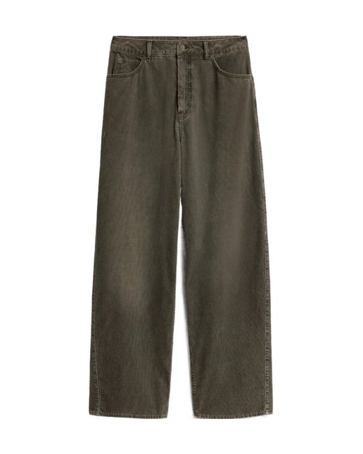 Soeur Green Corduroy Trousers