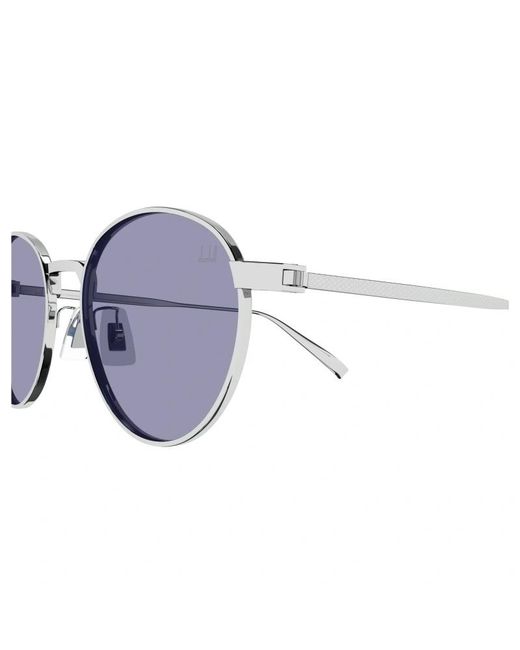 Dunhill White Round-Frame Sunglsses for men