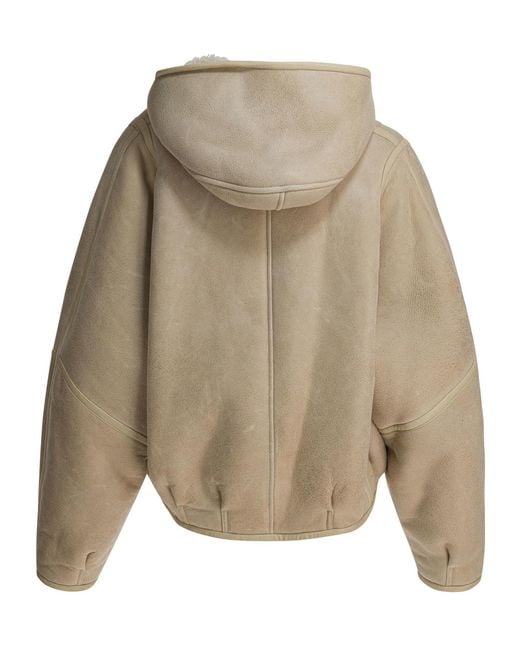 Isabel Marant Natural Amiel Shearling Jacket