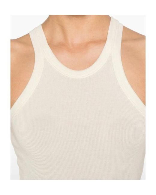 Sportmax White Sleeveless Top