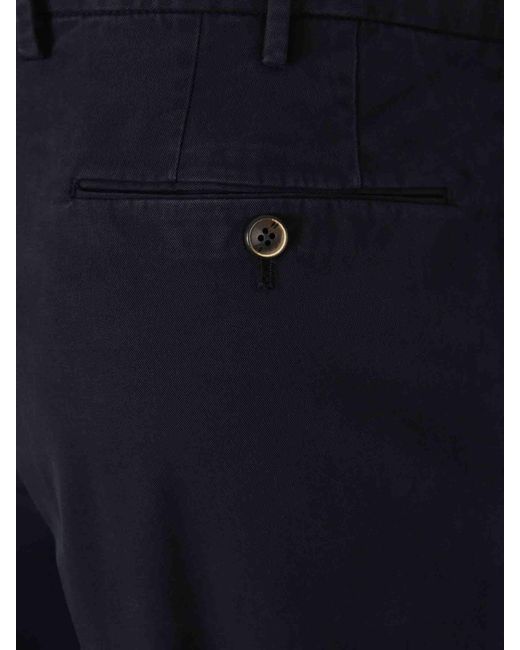 PT01 Blue Slim-Fit Trousers for men