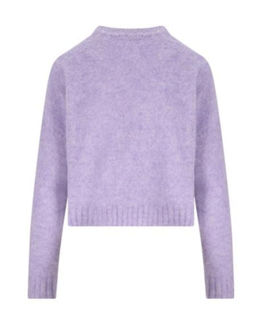 Céline Purple Crewneck Sweater