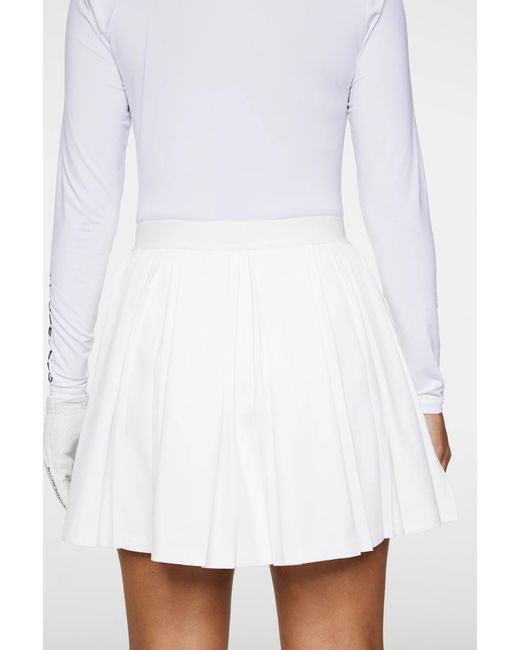 J.Lindeberg White Cheryl Skirt