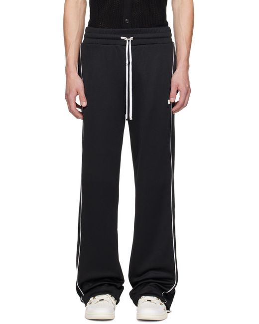 Amiri Blue Contrast-Trim Drawstring Track Pants for men