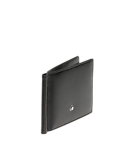 Montblanc Black Double-Fold Wallet for men