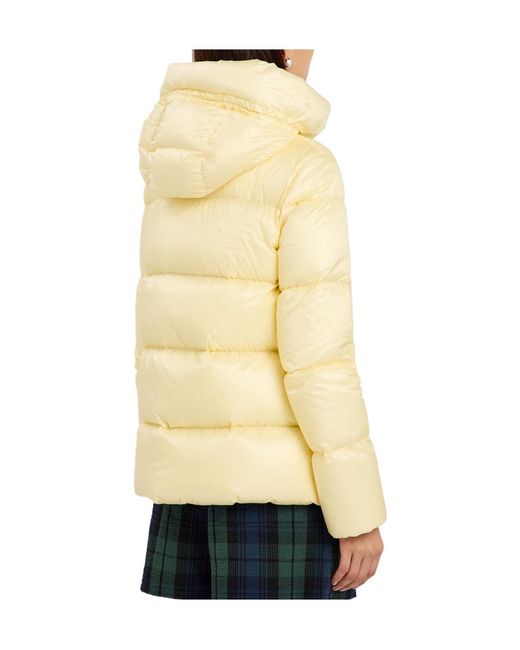 Moncler Natural Serrites Hooded Padded Nylon Jacket