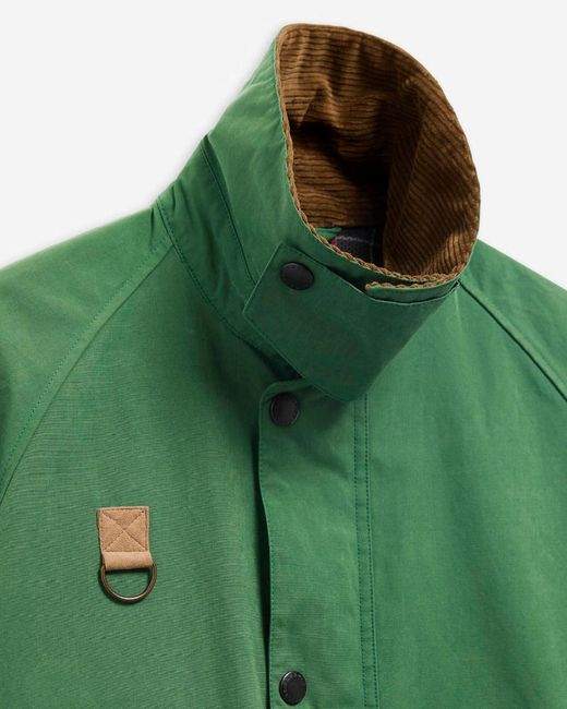 Barbour Green Spey Oversized Jacket for men