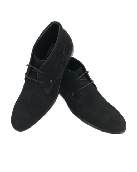 Tod's Black Logo Casual Shoes for men