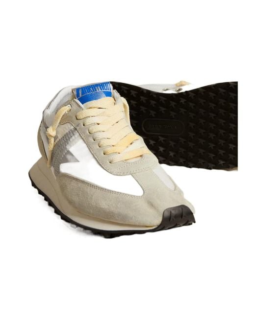 Golden Goose Deluxe Brand White Running Marathon Low-Top Sneakers for men