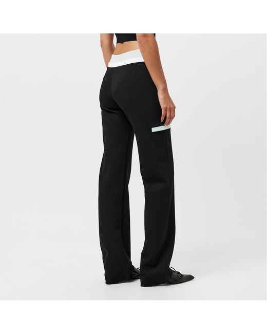 Casablanca Black Logo Patch Casual Pants