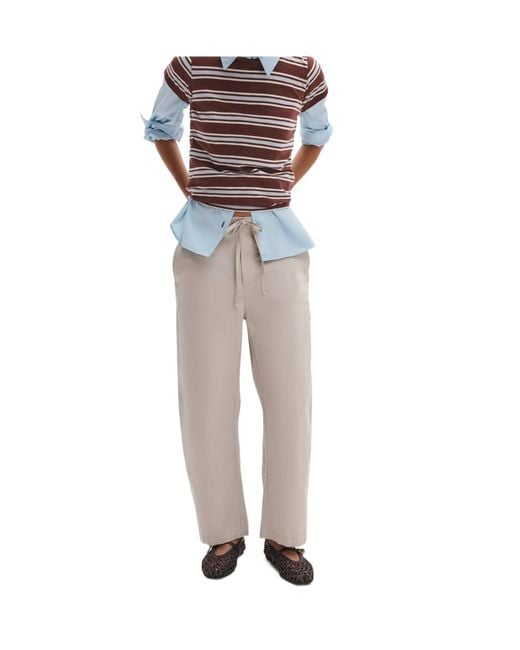 Rag & Bone Natural Drawstring Casual Pants