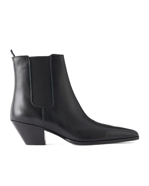 Nili Lotan Black Premium Chelsea Boots
