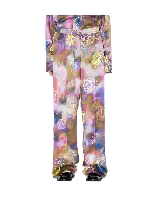 KENZO White X Futura 2000' Graffiti Printed Pants