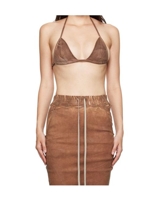 Rick Owens Brown Porterville Bra