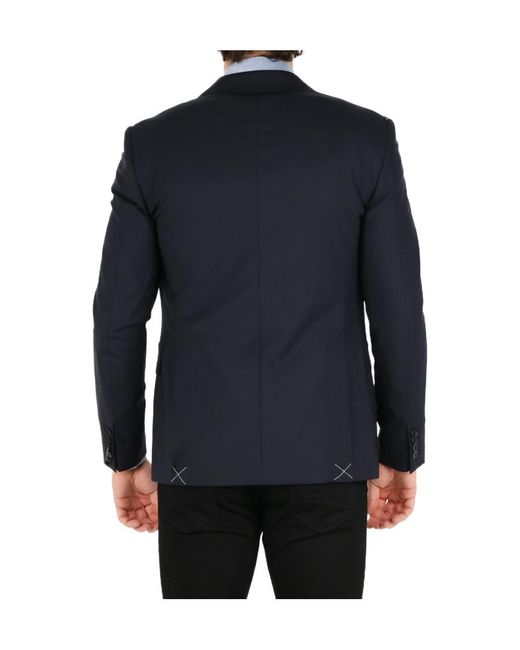 Tonello Blue Double-Breasted Jacket for men
