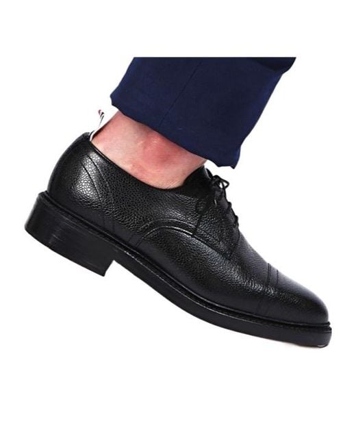Thom Browne Black Lace-Up Casual Shoes for men
