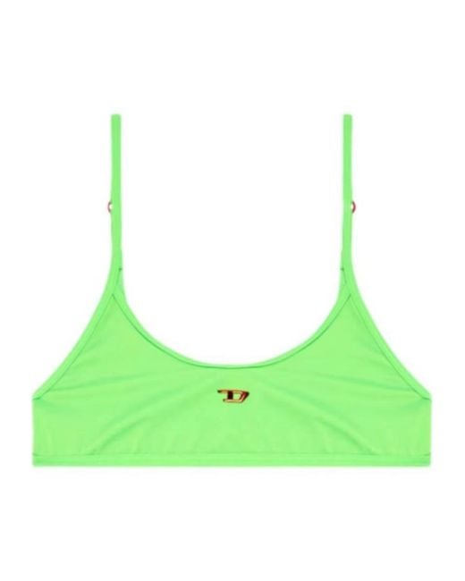 DIESEL Green Logo Logo Vest