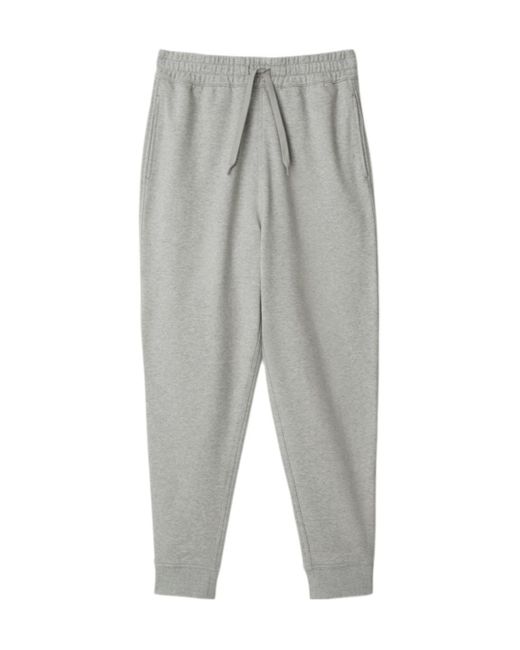 Burberry Gray Elastic Waist Casual Pants