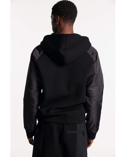 DSquared² Black Logo Printed Hooded Jacket for men