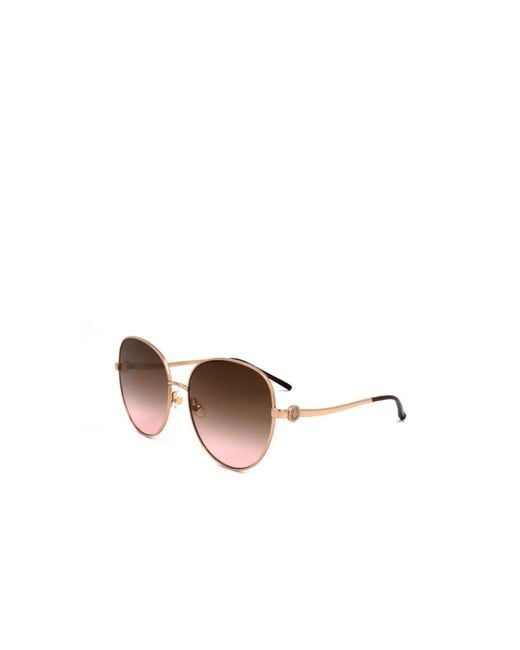 Elie Saab Multicolor Round Frame Sunglasses