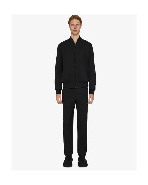 Givenchy Black Zip-Up Bomber Jacket for men